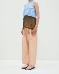 新品未使用 christian wijnants 25ss TATO PATCHWORK TANK TOP クリスチャンワイナンツ スリーブレス カットソー パッチワーク タンクトップ ノースリーブ ストライプ ブルー