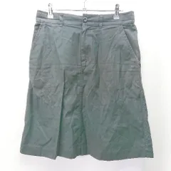 ◇ ◎ MHL. エムエイチエル 後ろ側ベルト付き パッチポケット ひざ丈 台形 スカート サイズⅡ ブラック レディース E  【1404020005790】のサムネイル