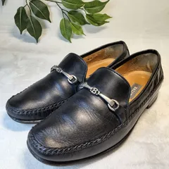 【良品】BALLY/バリー/ビットローファー/黒/ブラック/約26.0cm