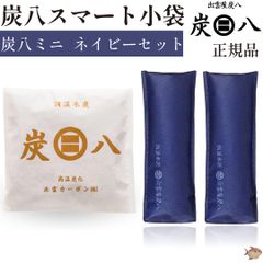 【梅雨対策☔️】炭八 スマート小袋 ミニ ネイビー セット 除湿 消臭