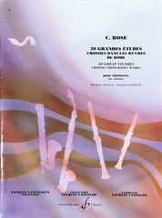 ローズ 20の大練習曲 (クラリネット) 輸入楽譜 C. Rose 20 Grandes ?tudes choisies dans les ?uvres de Rode 洋書