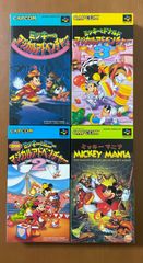 希少［美品］SFC ミッキーのマジカルアドベンチャー 1・2・3 ・ミッキーマニア  箱説ハガキ付 スーパーファミコン CAPCOM