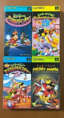 希少［美品］SFC ミッキーのマジカルアドベンチャー 1・2・3 ・ミッキーマニア  箱説ハガキ付 スーパーファミコン CAPCOM