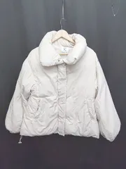 ◇ OLIVE des OLIVE オリーブ デ オリーブ ジップアップ 中綿 長袖 ジャケット サイズF アイボリー系 レディース P  【1404040014857】