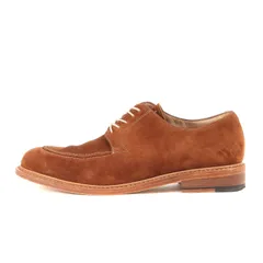 【美品】Paraboot パラブーツ サイズ:UK6.5 / アーモンドトゥ スウェード レザー ドレス シューズ (ROUSSEAU 5923) / CUIR / ブラウン / フランス製 / 革靴【メンズ】【中古】のサムネイル