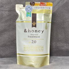 &honey アンドハニー ディープモイスト ヘアトリートメント つめかえ 350g