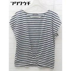◇ green label relaxing UNITED ARROWS ボーダー Tシャツ カットソー ホワイト ブラック レディース 【中古】 【1002801917760】