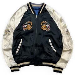 【Switch】別珍 キルティング スカジャン ミツワジッパー 🔥 【Special Item】 Vintage Sukajan Souvenir Jacket