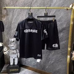 Chrome Hearts クロムハーツ 2点セット 秋 冬 メンズ tシャツ 上下セット tシャツ 短パンツ 上着 下着 ビッグサイズ カジュアル ストリートファッション かわいい お洒落 並行輸入品