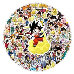 【新着商品】学生 文房具 手帳 子供 携帯ノート パソコン ヘルメット 記念日 バイク スケートボード 自転車 水筒 ギフト 車 DIYステッカー 防水デカール 誕生日 シール 格闘アニメ 悟飯 亀 プレゼント 悟空 かわいい 100枚セット 贈り物 ステッカ