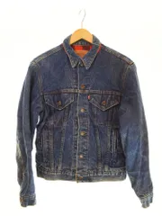 リーバイス Levi's 80s 80年代 USA製裏地チェック ジージャン ブルゾン デニムジャケット 青 70411 38 ジャケット ブルー 103MT-1826