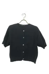 【中古】mizuiro ind　ミズイロインド　トップス　半袖ニット　綿100％　春夏＿S24＿＿セルモアから出品＿s-0164-r24