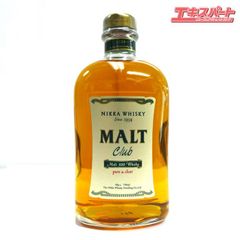 【神奈川県/群馬県/埼玉県限定発送】未開栓 NIKKA WHISKY ニッカウイスキー MALT club モルトクラブ pure & clear  700ml 40% 公田店