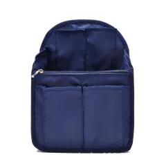 ☆ ネイビー ☆ Sサイズ ☆ インナーバッグ lyib228 リュック用バッグインバッグ バッグインバッグ リュックインバッグ インナーバッグ バッグインバック バックインバッグ バックインバック 軽量 軽い 仕切り ファスナー ポケット 整理 ランドセルのサムネイル