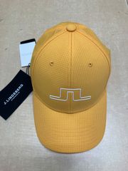 【新品・訳あり】J.LINDEBERG　ゴルフキャップ　イエロー　フリーサイズ