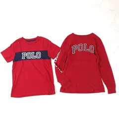 ☆ラルフローレン POLO RALPH LAURENT 長袖Tシャツ 2点セットサイズ7 キッズ 正規品 3-DG053