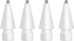 Fifod 交換用ペン先 金属製4個入り Apple Pencil 第1/2世代用 iPadペンシル 極細1mm 高耐摩耗性 超高感度 iPad Mini iPad Pro交換用チップ 替え芯