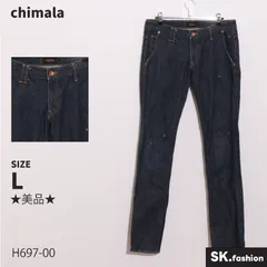 chimala チマラ デニムパンツ　ヴィンテージ　ダメージ加工　サイズ25 2025年最新】chimala デニムの人気アイテム - メルカリ