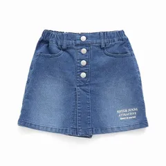 【新着商品】[SISTER JENNI] カジュアルパンツフロントボタンスカート風ショーパンガールズ