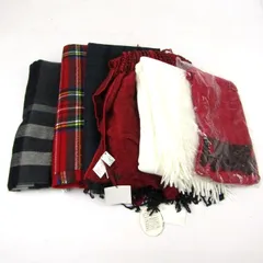 ニコアンド/エムドゥ他 マフラー ストール 未使用 6点セット まとめて 大量 ブランド レディース niko and… etc