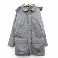 XL/古着 長袖 ジャケット マウンテン パーカー メンズ 90s 大きいサイズ ロング丈 グレー 24dec19 中古 アウター