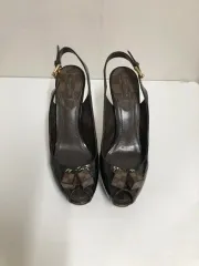 （ 240 サイズ) ルイヴィトン 正規品 ピプト フラットフォーム スリングバック サンダル 37