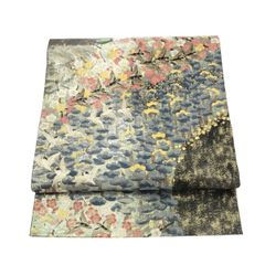 袋帯/美品/シルバー/西陣/仕立上がり/11393
