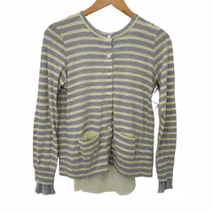 サカイラック sacai luck バックフレアボーダーカーディガン レディース  2のサムネイル