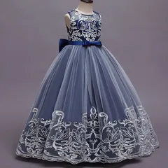 ドレス パーティー 誕生日 子ども 結婚式  発表会 ロングドレス 子供ドレス 発表会ドレス ワンピース ドレス キッズ 女の子 お姫様 ジュニアドレス ピアノ 入学式kaili03