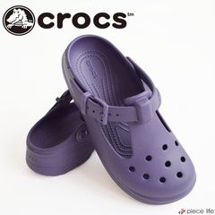 【2025春夏新作】クロックス 正規取扱店 Crocs サンダル クラシック メリー ジェーン クロッグ レディース 厚底 22 23 24 25 26cm 5CI Night Shade パープル 紫 210581