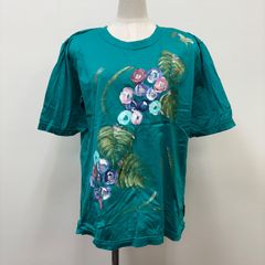 フラダンス　ダンス衣装　トップス　Clear Stream　Tシャツ　緑