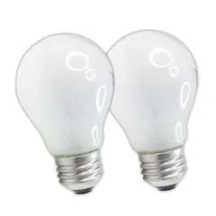 マクサー電機 20W形 白熱電球 シリカ電球 2個入 ガラス直径 55mm 口金サイズ 26mm 100V用 この製品はLEDではありません