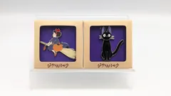 ジブリパーク限定　ピンバッジ　2種セット　魔女の宅急便　キキ　ジジ