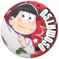 【中古】バッジ・ピンズ(キャラクター) おそ松(背景赤) トレーディング缶バッジ ANIMEver. 「おそ松さん on STAGE ～SIX MEN’S SHOW TIME～」