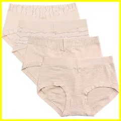 【最短発送】深め 綿 オーガニックコットン レディース 柔らか 締め付けない パンツ ショーツ すっぽりショーツ 女性 [TDIOSN] 下着 美尻ショーツ