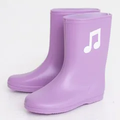 ☆ ラベンダー ☆ 16cm ☆ POMPKINS 音符レインブーツ ポプキンズ POMPKINS レインブーツ キッズ 音符レインブーツ 長靴 長ぐつ ながぐつ レインシューズ シューズ 靴 女の子 女児 子ども こども 小学生 園児 かわいい おしゃれ