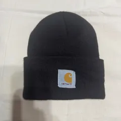 carhartt カーハート ニット帽 ワンポイントロゴ ブラウン メンズ レディース ストリート