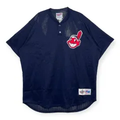 00's MLBオフィシャル クリーブランド インディアンス 古着ゲームジャージ 00's MLBオフィシャル クリーブランド インディアンス 古着ゲーム