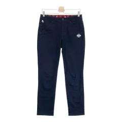 サイズ：1 PEARLY GATES パーリーゲイツ  コットン ストレッチロングパンツ  ネイビー系 [240101417160] ゴルフウェア レディース ストスト