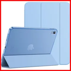 【新着】 iPad 10 ケース（10.9インチ、2022モデル、第10世代用）スリムスタンドハードバック ウェイクアップ/オートスリープ機能付き タブレットカバー (ブルー)