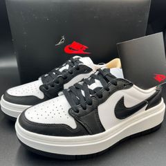 箱破損あり】新品 23.5cm Nike Women's Air Jordan 1 Low Elevate "White/Black" ナイキ ウィメンズ エアジョーダン1 ロー エレベート "ホワイト/ブラック" DH7004-109 スニーカー