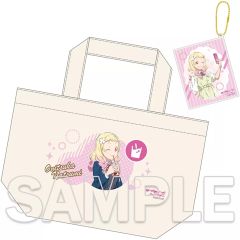 [중고] 상품 세트 오니즈카 나츠미 런치 토트 백 & 아크릴 카드 열쇠 고리 ~ Happy Time Grande ~ [러브라이브! 슈퍼 스타 !!]