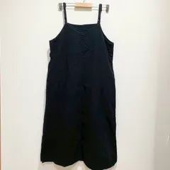 SEASON REASON by Lin.＆Red シーズンリーズン バイ リン アンド レッド　しまむら　レディース　ワンピース　キャミソールワンピ　ロング　ノースリーブ　Vネック　無地　ブラック　LLサイズ　着回し　シンプル　カジュアル　SU258h688