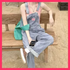 ★スタッフおすすめ★ デニムサロペット オールインワン レトロ お洒落ジーンズ美脚/大人ジーパン着やせ/10代20代30代 韓国風 カジュアル デニムオーバーオー おすすめ おしゃれ　人気 上品 83HXXIN-002