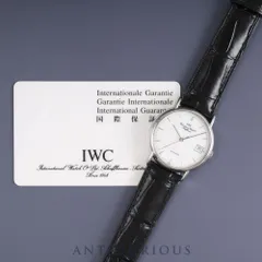 IWC ポートフィノ IW351320 自動巻き Cal.37521 SS 革 純正尾錠（SS） ホワイト文字盤 保証書（2000年） オーバーホール済み アイダブリュシーのサムネイル