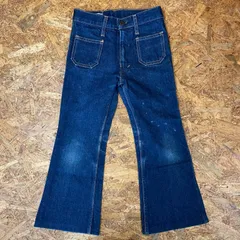BIG-JOHN 2570 ブーツカットジーンズ W24 キッズ KIDS 子供服 ベルボトム フレア ボトムス ユーズド USED ヴィンテージ 古着のサムネイル