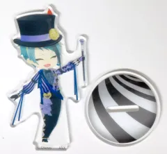 【中古】アクリルスタンド・アクリルパネル ジェイド・リーチ 「ディズニー ツイステッドワンダーランド プレミアムハロウィーン POP UP SHOP ミニアクリルスタンドコレクション プレイフル・ドレス ver.」