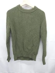 ◇ ⊇ JOURNAL STANDARD ジャーナルスタンダード ウール100% 長袖 ニット セーター カーキ系 メンズ E  【1506250008005】