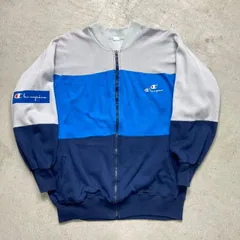 Champion チャンピオン スウェットブルゾン トラックジャケット フルジップ メンズXL 【SS2506】
