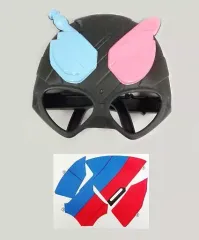 【中古】ハッピーセット 仮面ライダービルド ラビットタンクフォーム 変身マスクメガネ 「仮面ライダービルド」 ハッピーセット